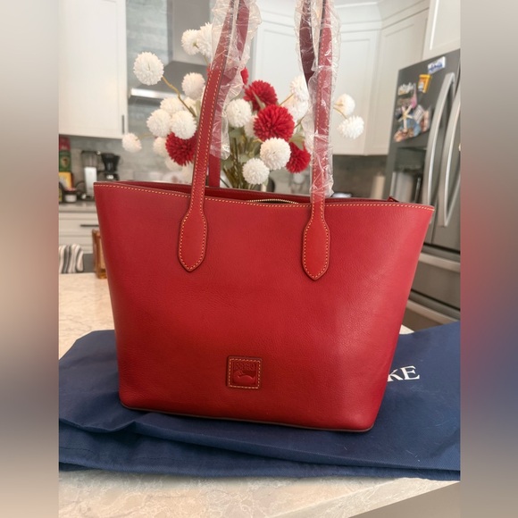 Dooney & Bourke Handbags - Dooney & Bourke Florentine red tote